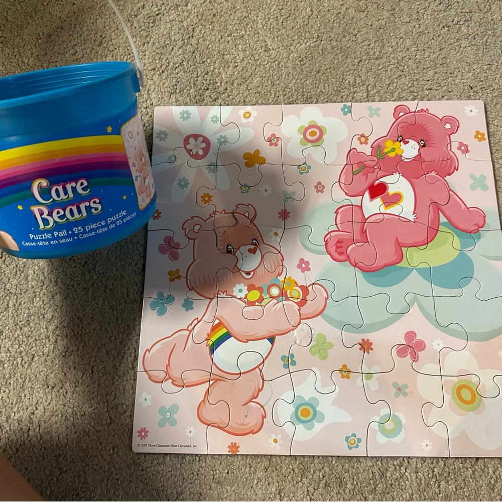 Care Bears Puzzle Pail - 25 Piece Jigsaw